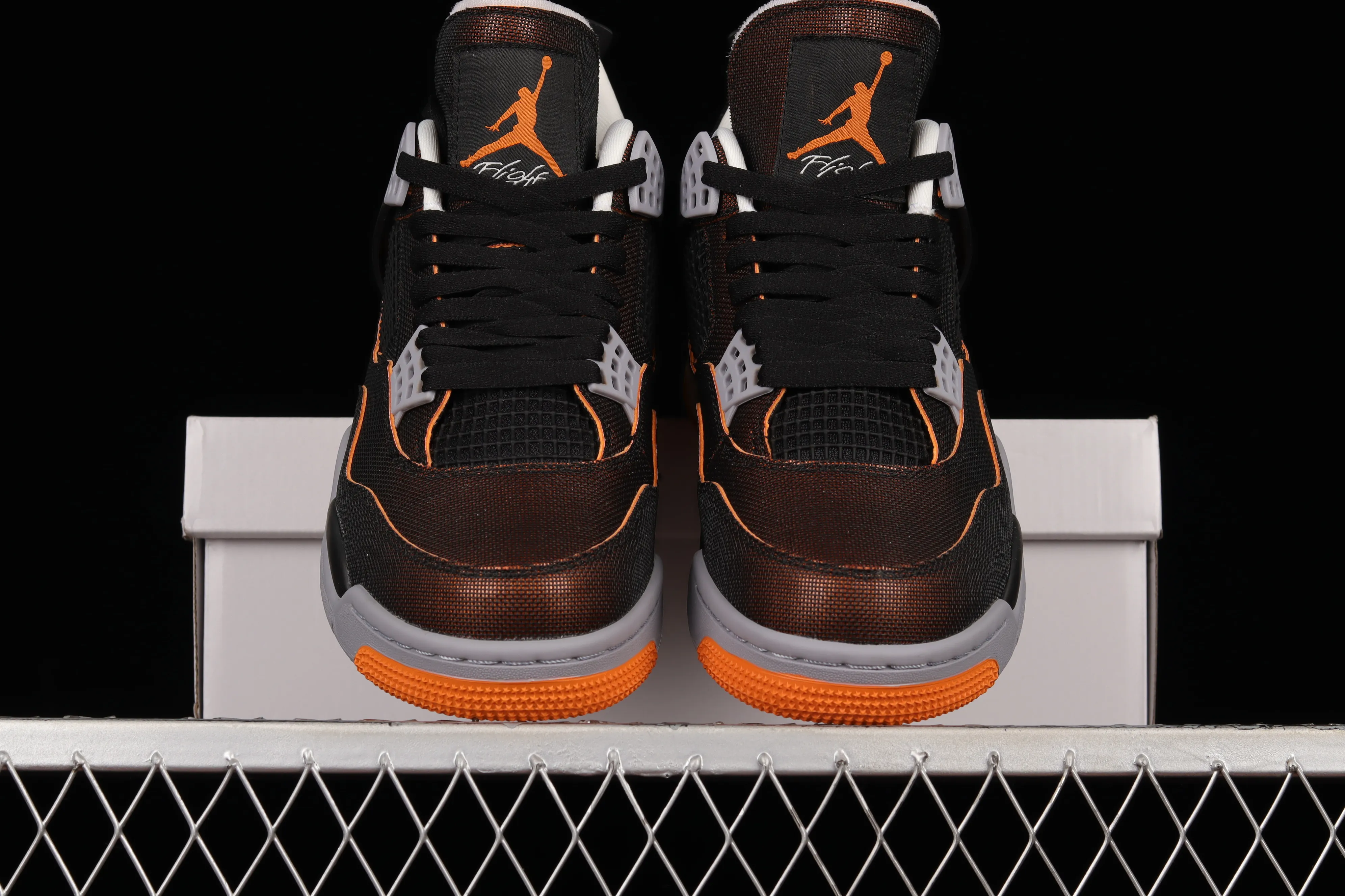 All categories Air Jordan Jordan series basketball shoes Air Jordan 4 Pure original Air Jordan 4 Retro SE AJ4 Joe 4 brass black orange starfish orange CW7183-100